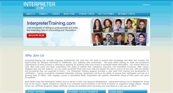 Desktop Screenshot of interpretertraining.com